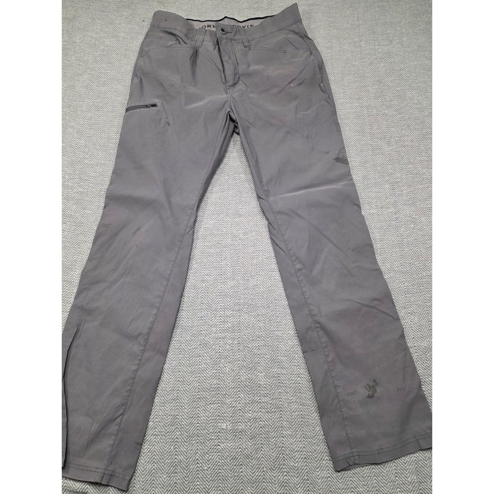Orvis‎ Mens Grey Performance Outdoor Hiking Pants 34x32 1525905 Stretch